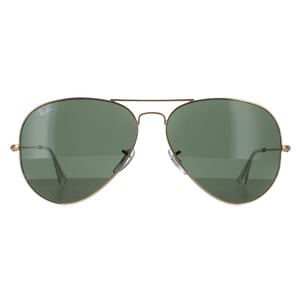 Ray-Ban Sunglasses Aviator 3025 001 Gold Green 62mm
