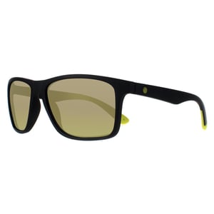 Smarty Rectangle Unisex Matte Black Rubber Yellow Bronze Blue Flash SA2306
