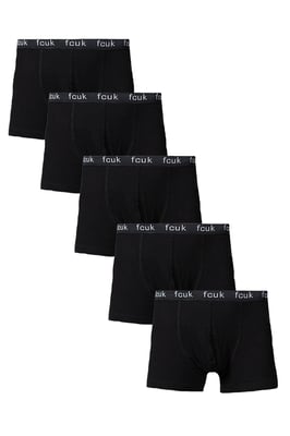 5 Pack Fcuk Cotton Stretch Boxers