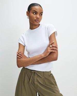 River Island Womens T-Shirt Black Multicoloured Ribbed Multipack