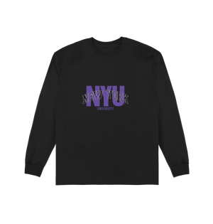 New York University Script Sweatshirt Black