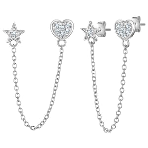 Women's Earrings 925/- Sterling Silver