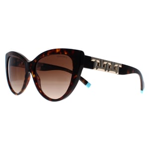 Tiffany Cat Eye Dam Havana Brun Gradient TF4196