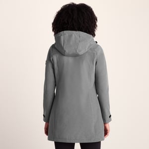 Keld Womens Softshell Long Jacket Dark Grey