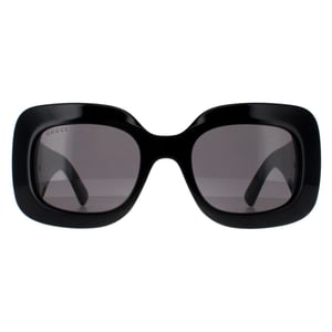 Gucci vierkant dames zwart met zilvergrijs GG1695S