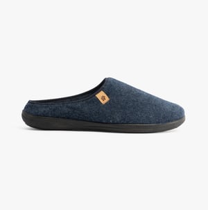 Padders FELIX Mens Slippers Blue Felt