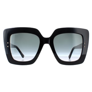 Jimmy Choo Square Womens Black Dark Grey Gradient AURI/G/S