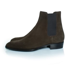 Saint Laurent Kaki mocka Chelsea-ankelboots