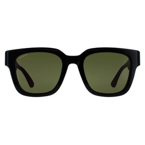 Gucci Square Mens Black with Green and Red Green GG1670SK