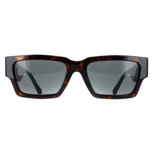 Versace Rectangle Unisex Mörk Havanna Mörkgrå VE4459