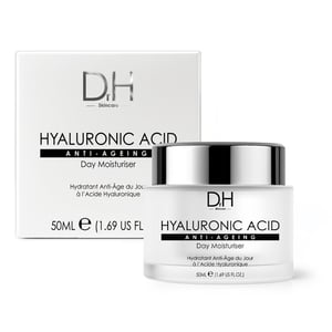 Dr H Hyaluronic Acid Anti-Ageing Day Moisturiser 50ml for Dryness, Fine Lines, Wrinkles