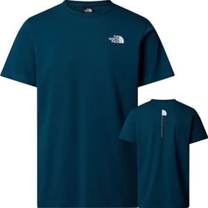 The North Face Men's Vertical Logo SS T-Shirt Midnight Petrol