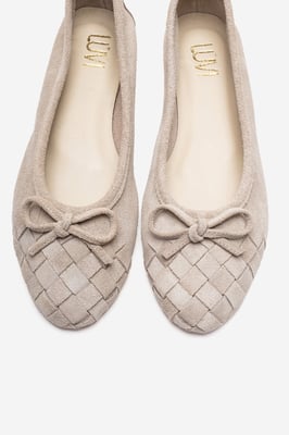 Nopos Leren Cap Toe Ballerina