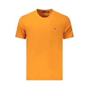 Napapijri Arancione Katoenen Heren T-Shirt