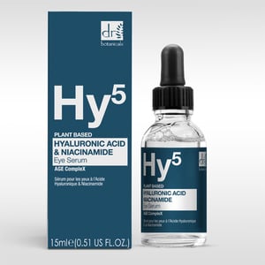 Dr. Botanicals Hyaluronic Acid 5% & Niacinamide 5% Anti-Ageing Eye Serum 15ml for Dryness, Fine Lines, Wrinkles, Puffiness