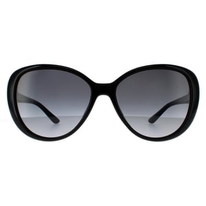Jimmy Choo Butterfly Womens Black Dark Grey Gradient Sunglasses