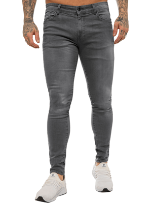 Enzo Mens Skinny Super Stretch Denim Jeans