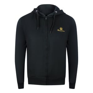 Aquascutum Black Zip-up Hoodie And Track Pants Set