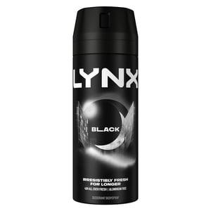Lynx Body Spray Black 48-H High Definition Fragrance Deo For Men, 150ml