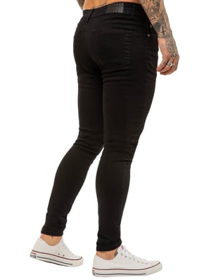 Enzo Mens Skinny Super Stretch Denim Jeans