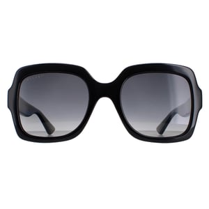 Gucci Square Womens Black Grey Gradient Polarized GG1337S