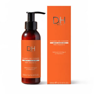 Dr H Anti-Ageing Foaming Gel Cleanser with Vitamin C 200ml for Acne, Blemishes, Large Pores, Dullness
