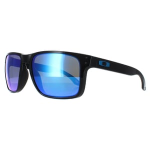 Oakley Square Mens gepolijst zwarte prizm saffier zonnebril