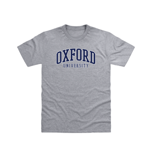 University Of Oxford  Heather Grey T-Shirt