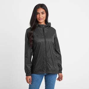 Craven Women's Waterproof Packaway Jacket Black