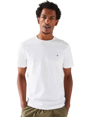 Gant Heren T-shirts - Wit