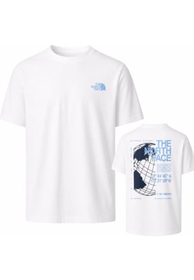 The North Face Mens Globe Reload Relaxed T Shirt in White