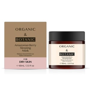 Organic & Botanic Amazonian Berry Anti-Ageing Sleeping Mask 60ml for Fine Lines, Wrinkles, Dryness