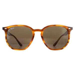 Ray-Ban Sunglasses RB4306 820/73 Striped Red Havana Dark Brown