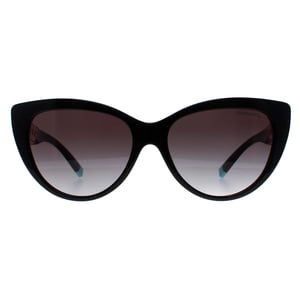 Tiffany Cat Eye Dam Svart Grå Gradient TF4196