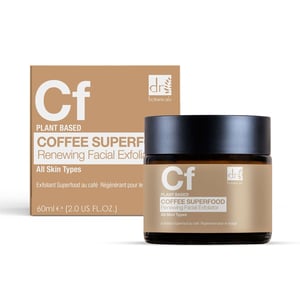 Dr. Botanicals Advanced Coffee Anti-Ageing Renewing Facial Exfoliator 60ml for Acne, Blemishes, Large Pores