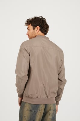 Taupe Bomber Jacket
