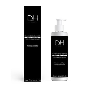 Dr H Advanced Anti-Ageing Foaming Gel Cleanser with Hyaluronic Acid 200ml for Dryness, Fine Lines, Wrinkles, Acne, Blemishes