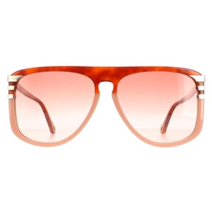 Chloe Aviator Dames Shiny Blonde Havana Oranje gradiënt CH0104S