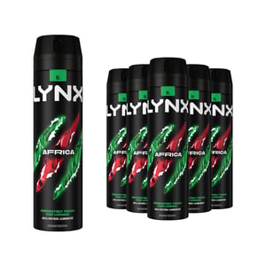6 Pack Lynx XL Body Spray Deodorant, 200ml [Buy Six - Africa]