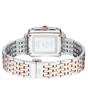 Bari Tortoise, Swiss Quartz Watch, White MOP Dial, 316L Stainless Steel, and Sapphire Crystal
