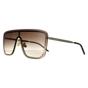 Saint Laurent zonnebril SL 364 Mask 006 Gold Brown Gradiënt