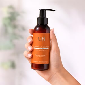 Dr H Anti-Ageing Foaming Gel Cleanser with Vitamin C 200ml for Acne, Blemishes, Large Pores, Dullness