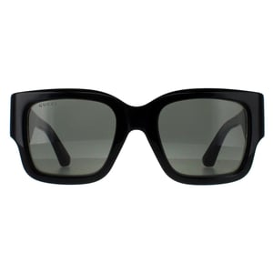 Gucci Vierkant Vrouwen Zwart met Havana Grijs GG1663S