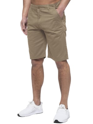 Enzo | Mens Chino Shorts In Beige