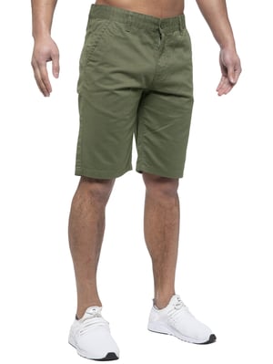 Enzo | Mens Chino Shorts In Khaki