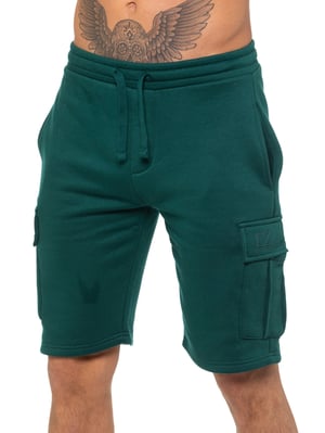 Enzo | Heren Cargo Korte Broek - Groen