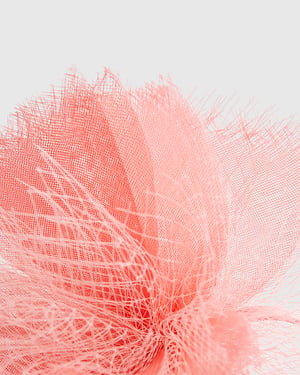River Island Womens Fascinator Pink Jasmine Netted Edwina Ibbotson