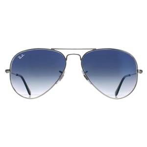 Ray-Ban Zonnebril Aviator 3025 003/3F Zilver Light Blauw Verloop 58mm