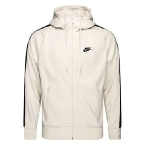 Nike Mens Cream Poly Hooded Tracksuit