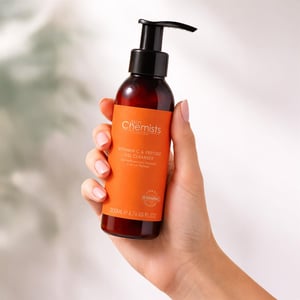 skinChemists Vitamin C & Peptide Anti-Ageing Gel Cleanser 200ml for Brightening, Dark Spots, Loss of Firmness